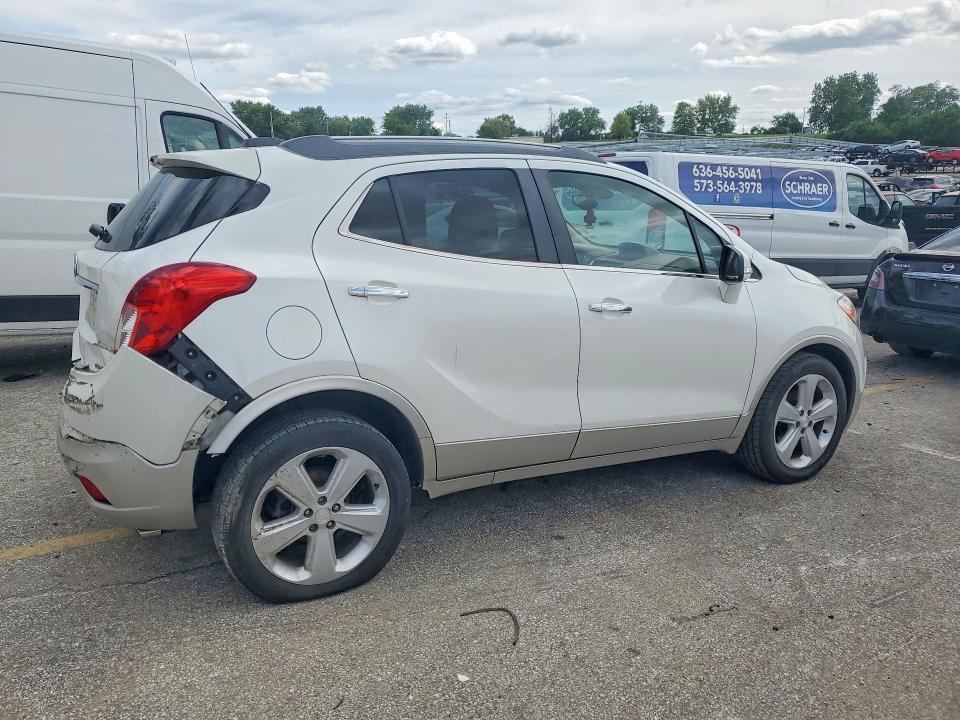 2015 Buick Encore VIN KL4CJCSB7FB254001 COPART salvage auction — REAR END, Mo - Salvage Certificate Of Title, sold $1,600 on 2026-07-31 (photo 3)