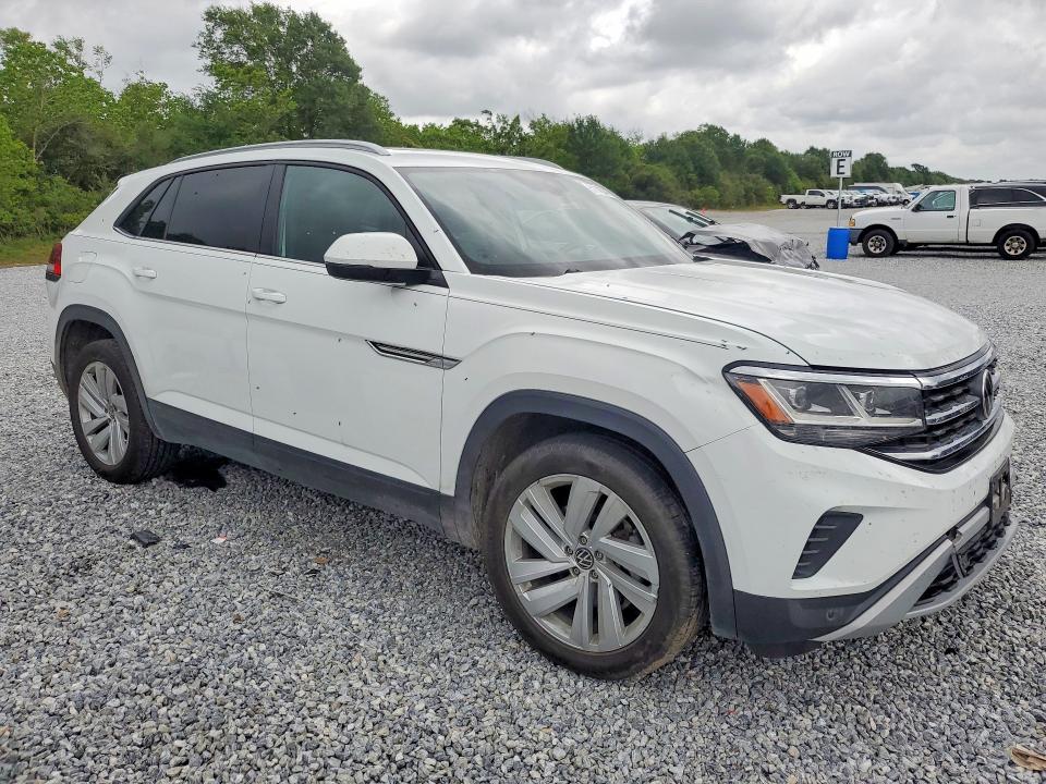 2022 Volkswagen Atlas VIN 1V2JC2CA1NC224359 COPART salvage auction — FRONT END, Tx - Salvage Vehicle Title, sold $3,250 on 2026-07-20 (photo 4)