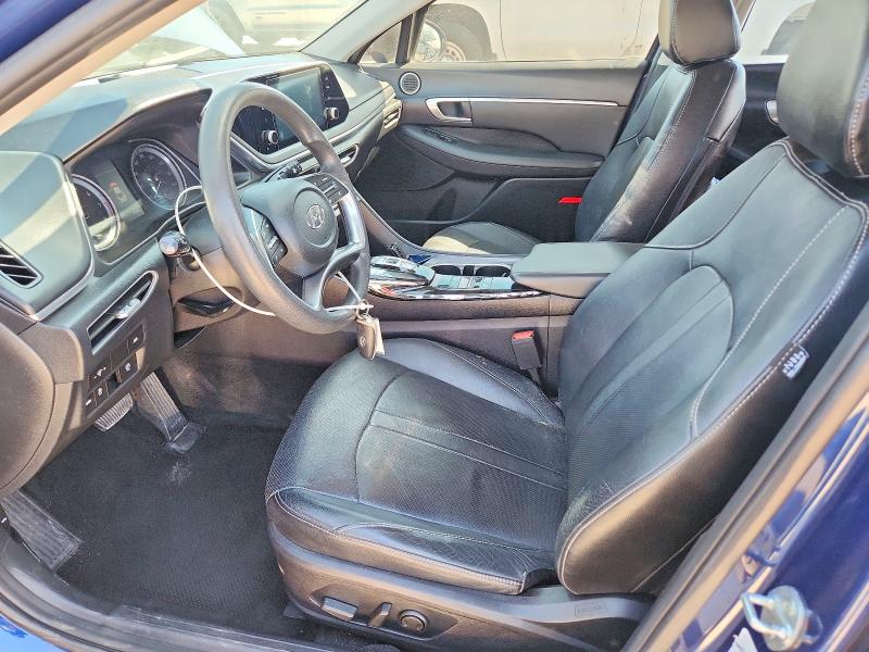 2021 Hyundai Sonata VIN 5NPEL4JA0MH097253 COPART salvage auction — REAR END, Id - Salvage Certificate Of Title, sold $2,150 on 2026-07-24 (photo 7)