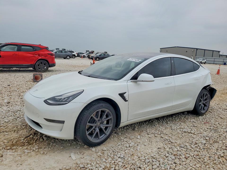 2020 Tesla Model 3 VIN 5YJ3E1EA1LF792722 COPART salvage auction — REAR END, Tx - Salvage Vehicle Title, sold $3,550 on 2026-07-16 (photo 1)