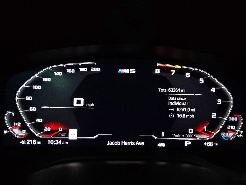2020 BMW M5 VIN WBSJF0C02LCD41218 COPART salvage auction — NORMAL WEAR, IN - CERTIFICATE OF TITLE, sold $42,000 on 2026-07-30 (photo 9)