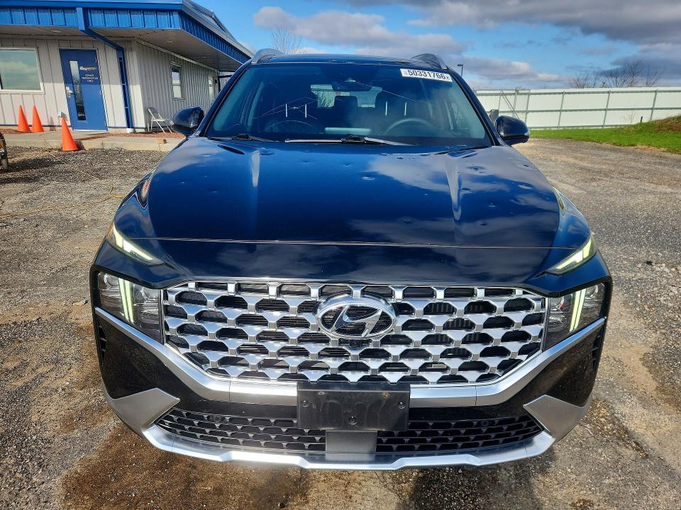 2022 Hyundai Santa fe VIN KM8S5DA16NU040944 COPART salvage auction — HAIL, Wi - Cert Of Title-Claim Paid, sold $14,900 on 2026-07-07 (photo 5)