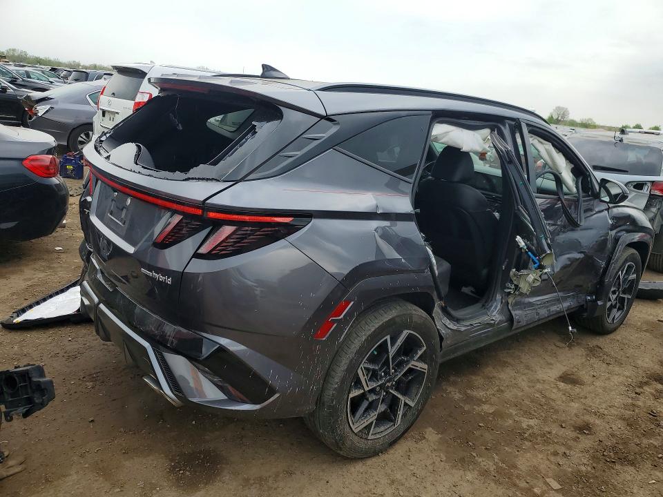 2025 Hyundai Tucson VIN KM8JFDD16SU302042 COPART salvage auction — SIDE, Il - Salvage Certificate, sold $9,200 on 2026-07-21 (photo 3)