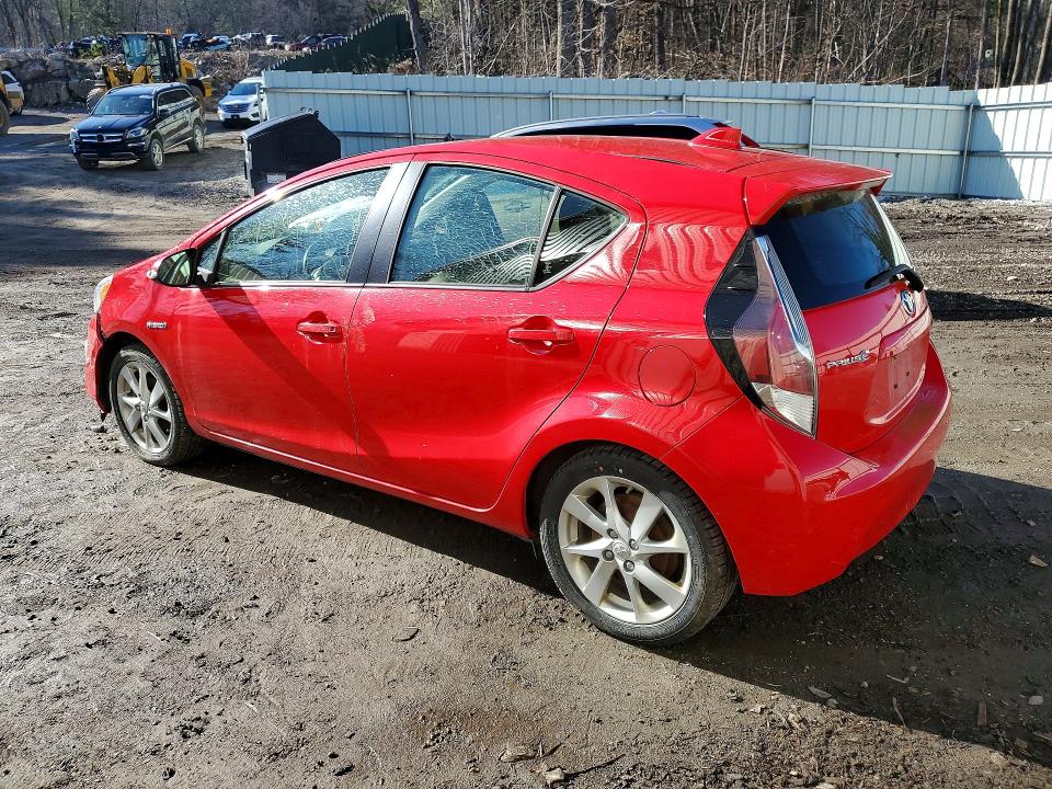 2016 Toyota Prius VIN JTDKDTB36G1118015 COPART salvage auction — FRONT END, Vt - Cert Of Title-Salvage Vehicle, sold $2,400 on 2026-07-06 (photo 2)