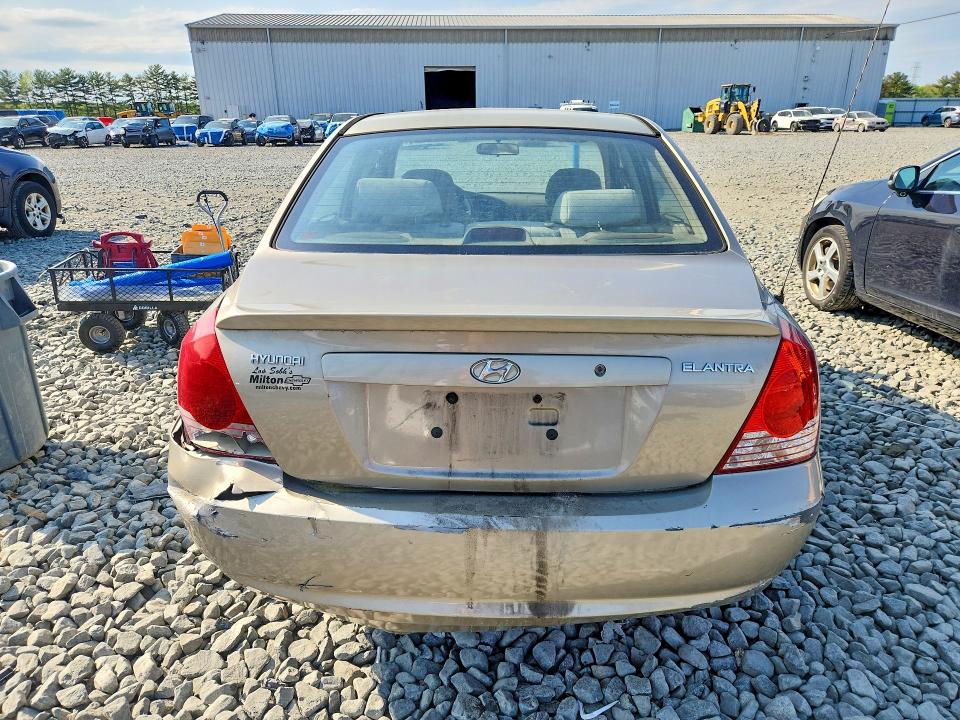 2006 Hyundai Elantra VIN KMHDN46D76U261353 COPART salvage auction — NORMAL WEAR, Pa - Cert Of Title, sold $225 on 2026-07-29 (photo 6)