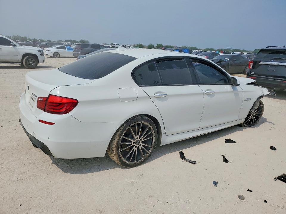 2011 BMW 5 series VIN WBAFR7C52BC803570 COPART salvage auction — FRONT END, Tx - Salvage Vehicle Title, sold $375 on 2026-07-02 (photo 3)
