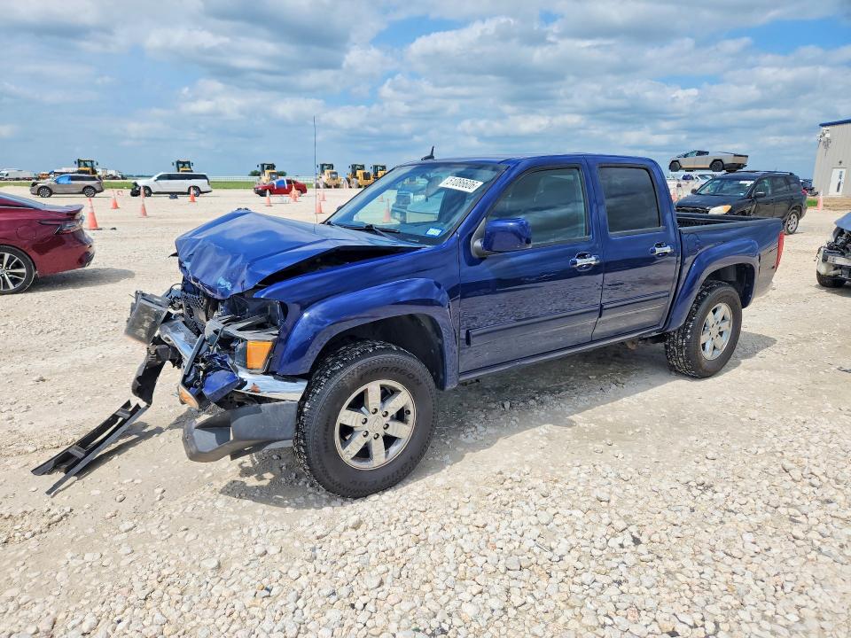2012 Chevrolet Colorado VIN 1GCHSDFEXC8147682 COPART salvage auction — FRONT END, TX - SALVAGE VEHICLE TITLE, sold $2,950 on 2026-07-09 (photo 1)