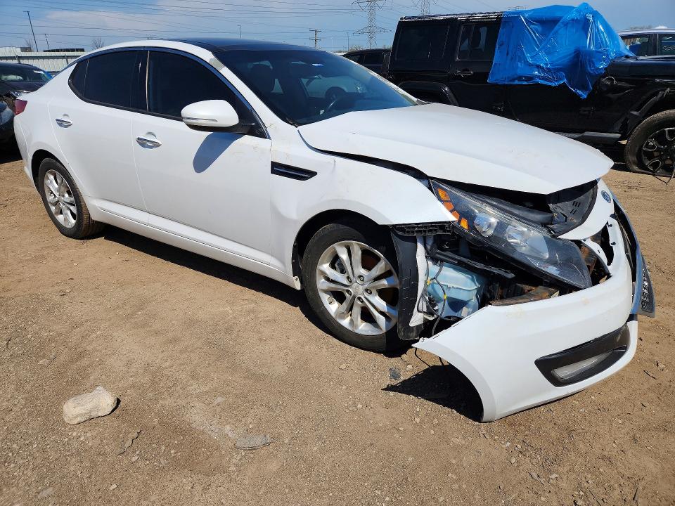 2012 Kia VIN 5XXGN4A7XCG086780 COPART salvage auction — FRONT END, Il - Salvage Certificate, sold $325 on 2026-07-09 (photo 4)