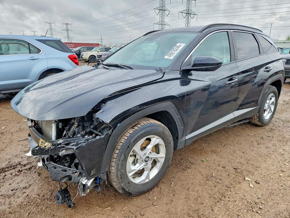 2024 Hyundai Tucson VIN 5NMJBCDE0RH347931 COPART salvage auction — FRONT END, Il - Salvage Certificate, sold $4,300 on 2026-07-09 (photo 1)