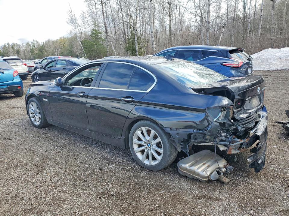 2013 BMW 5er VIN WBAXH5C5XDD115132 COPART salvage auction — REAR END, Salvage Title, sold $675 on 2026-08-04 (photo 2)