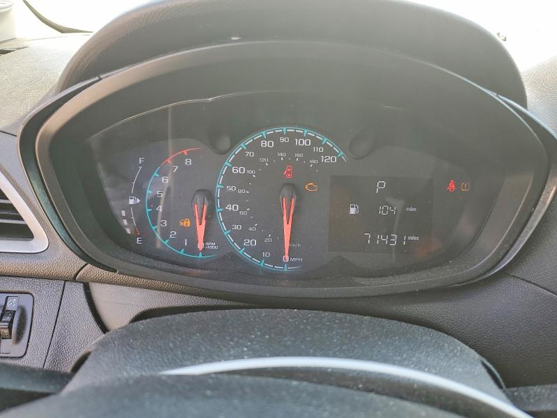 2020 Chevrolet Spark VIN KL8CB6SA8LC472801 COPART salvage auction — FRONT END, Tx - Salvage Vehicle Title, sold $125 on 2026-07-24 (photo 9)
