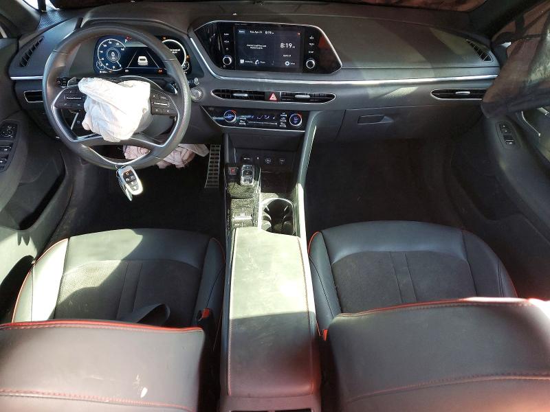 2021 Hyundai Sonata VIN 5NPEJ4J25MH067910 COPART salvage auction — FRONT END, Salvage Title, sold $2,750 on 2026-08-03 (photo 8)