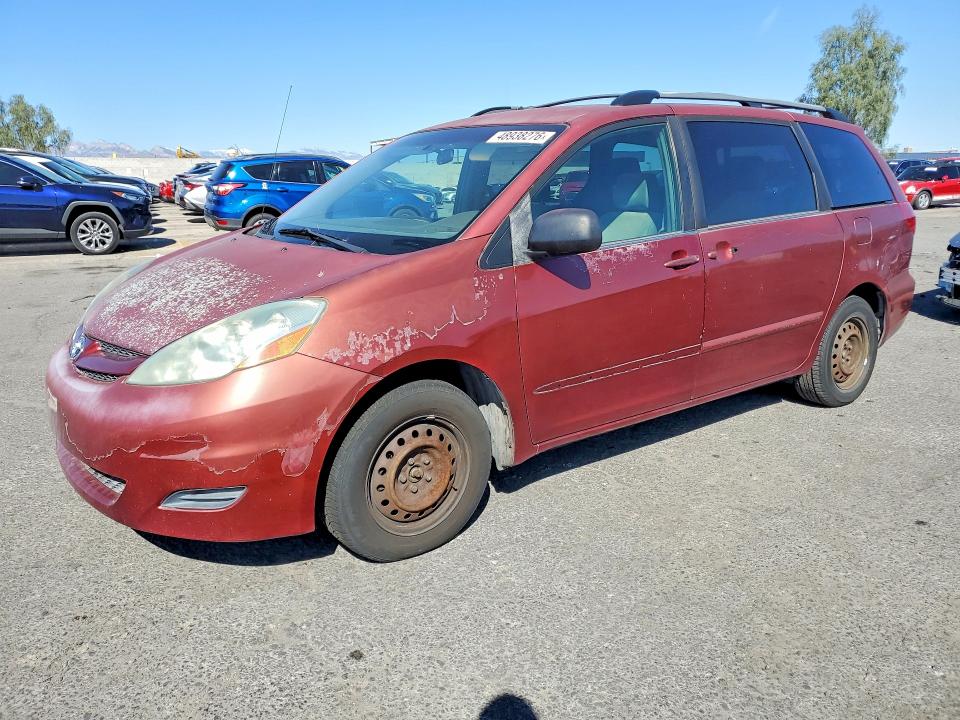 2007 Toyota Sienna VIN 5TDZK23C07S008139 COPART salvage auction — MINOR DENT/SCRATCHES, Nv - Certificate Of Title, sold $450 on 2026-07-13 (photo 1)