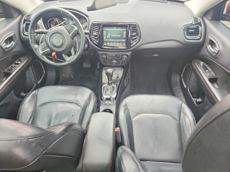 2017 Jeep Compass VIN 3C4NJDCB2HT635369 COPART salvage auction — FRONT END, Il - Salvage Certificate, sold $3,250 on 2026-07-03 (photo 8)