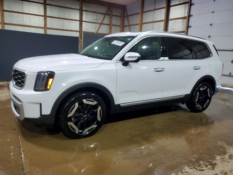 2025 Kia Telluride VIN 5XYP64GC9SG575778 COPART salvage auction — HAIL, Oh - Cert Of Title-Salvage, sold $10,600 on 2026-07-06 (photo 1)