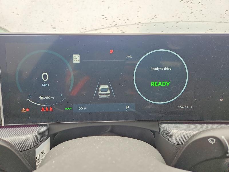 2025 Hyundai Sonata hybrid VIN KMHL54JJ2SA126429 COPART salvage auction — FRONT END, Il - Salvage Certificate, sold $11,100 on 2026-07-15 (photo 9)