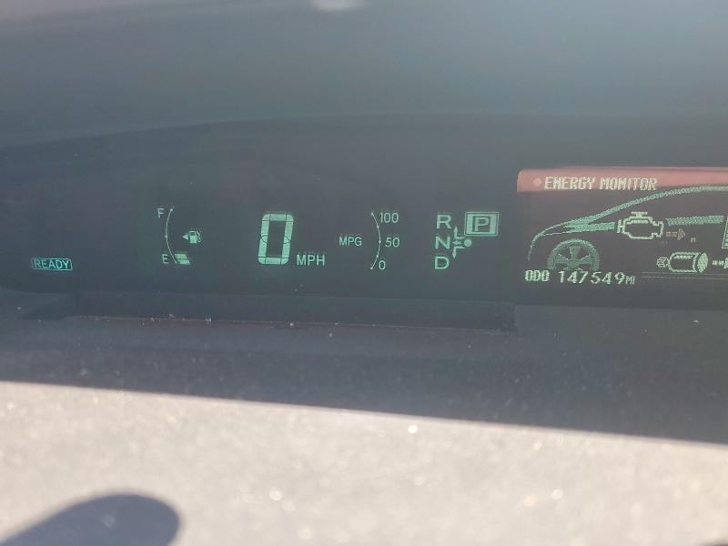 2010 Toyota Prius VIN JTDKN3DU0A0234830 COPART salvage auction — FRONT END, Ca - Salvage Certificate, sold $1,550 on 2026-07-24 (photo 9)