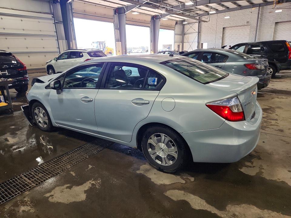 2012 Honda Civic VIN JHMFB4F2XCS003080 COPART salvage auction — FRONT END, Mn - Cert Of Title-Prior Salvage, sold $450 on 2026-07-14 (photo 2)
