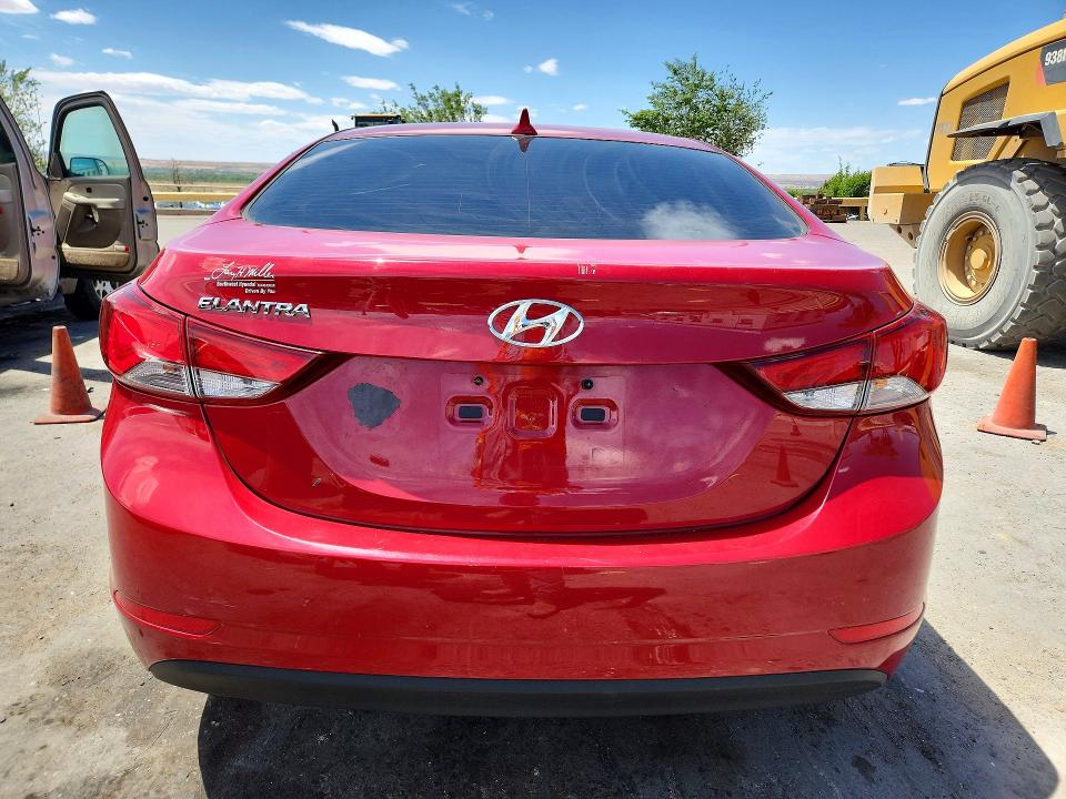 2014 Hyundai VIN KMHDH4AE6EU212019 COPART salvage auction — FRONT END, Nm - Cert Of Title-Salvage, sold $2,100 on 2026-07-13 (photo 6)