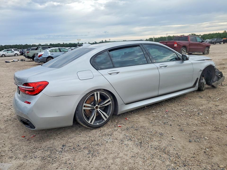 2017 BMW 7er VIN WBA7F2C57HG421875 COPART salvage auction — FRONT END, Tx - Salvage Vehicle Title, sold $3,150 on 2026-07-14 (photo 3)