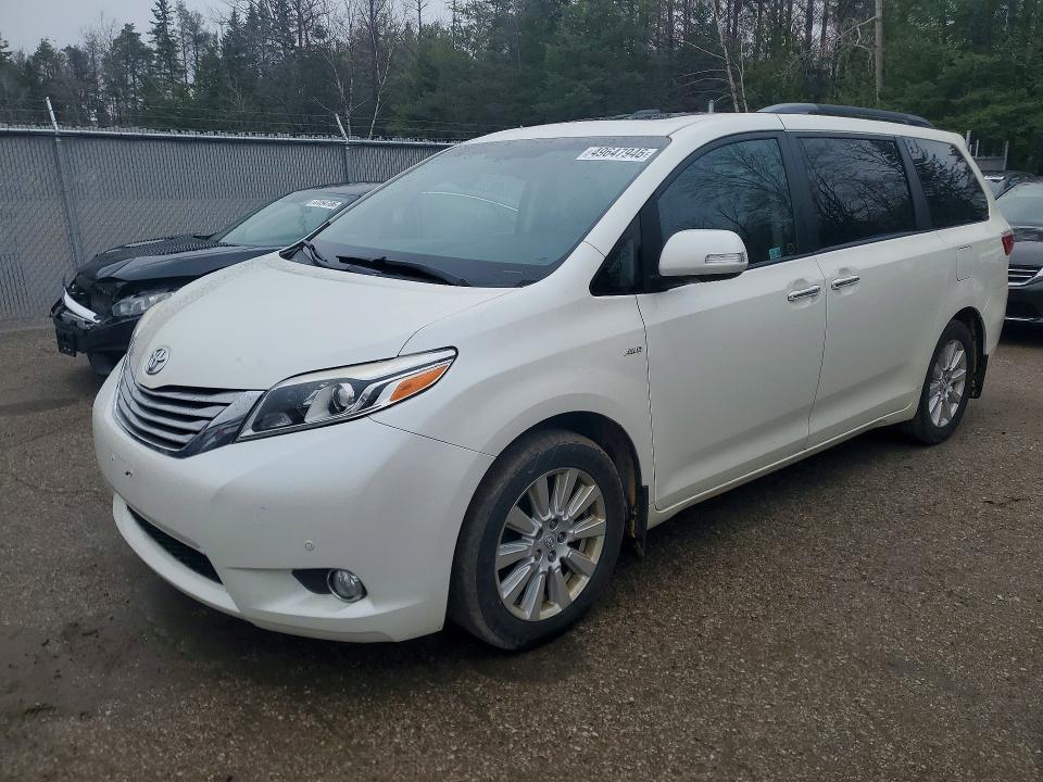2017 Toyota Sienna VIN 5TDDZ3DC0HS167190 COPART salvage auction — SIDE, Salvage Title, sold $300 on 2026-07-30 (photo 1)