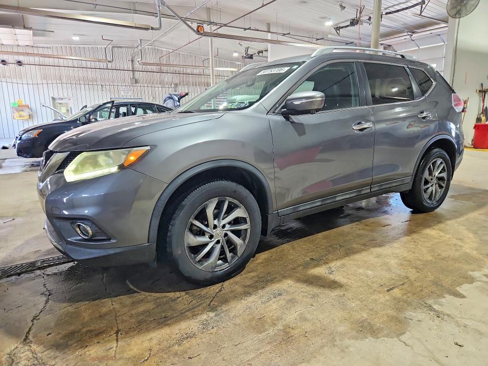 2015 Nissan Rogue VIN 5N1AT2MV8FC829124 COPART salvage auction — UNDERCARRIAGE, Pa - Certificate Of Salvage, sold $1,500 on 2026-07-02 (photo 1)