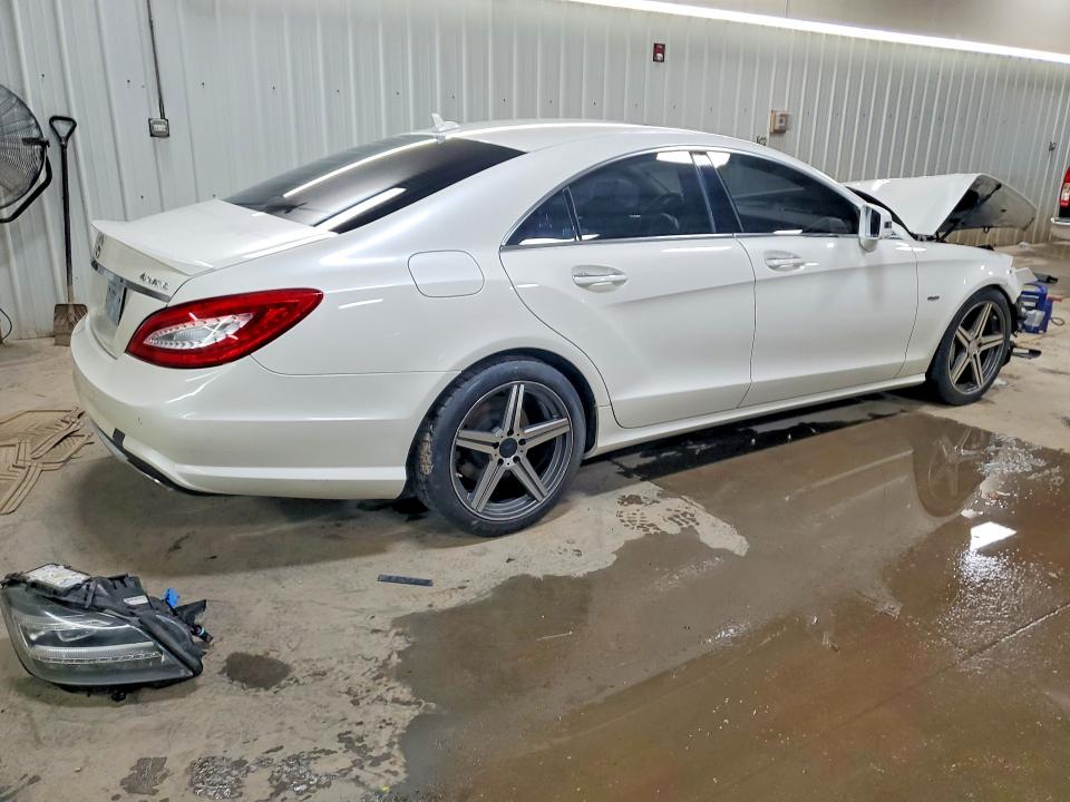 2012 Mercedes-benz Cls-klasse VIN WDDLJ9BB8CA030364 COPART salvage auction — FRONT END, Salvage Title, sold $975 on 2026-08-18 (photo 3)