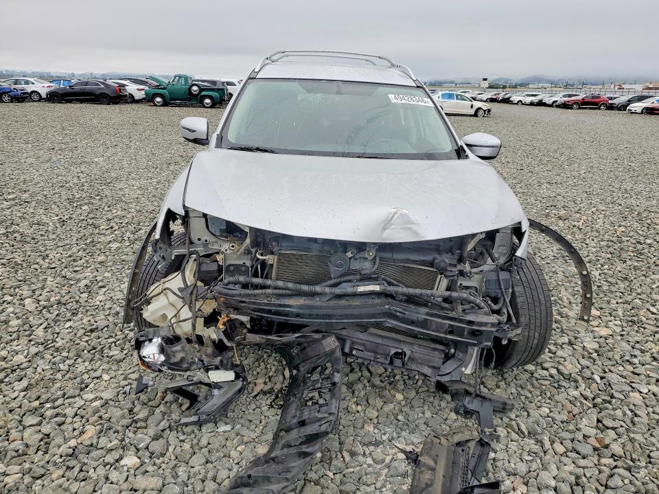 2017 Nissan Rogue VIN KNMAT2MVXHP560026 COPART salvage auction — FRONT END, Ca - Salvage Certificate, sold $675 on 2026-07-16 (photo 5)
