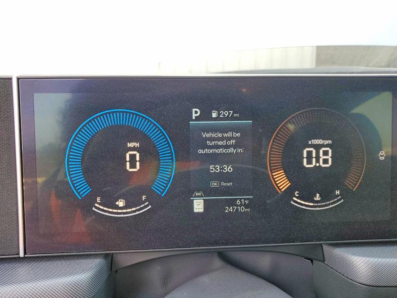 2025 Hyundai Sonata VIN KMHL64JA4SA469028 COPART salvage auction — HAIL, Fl - Certificate Of Title, sold $15,000 on 2026-07-13 (photo 9)