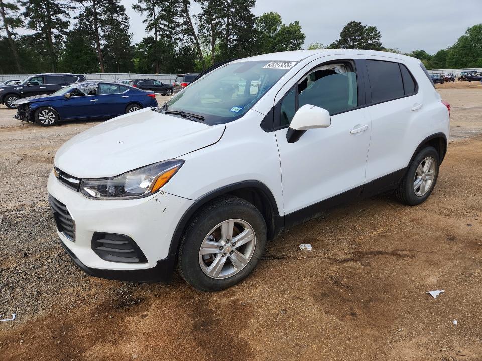 2022 Chevrolet Trax VIN KL7CJNSMXNB549897 COPART salvage auction — SIDE, Tx - Salvage Vehicle Title, sold $1,550 on 2026-07-20 (photo 1)
