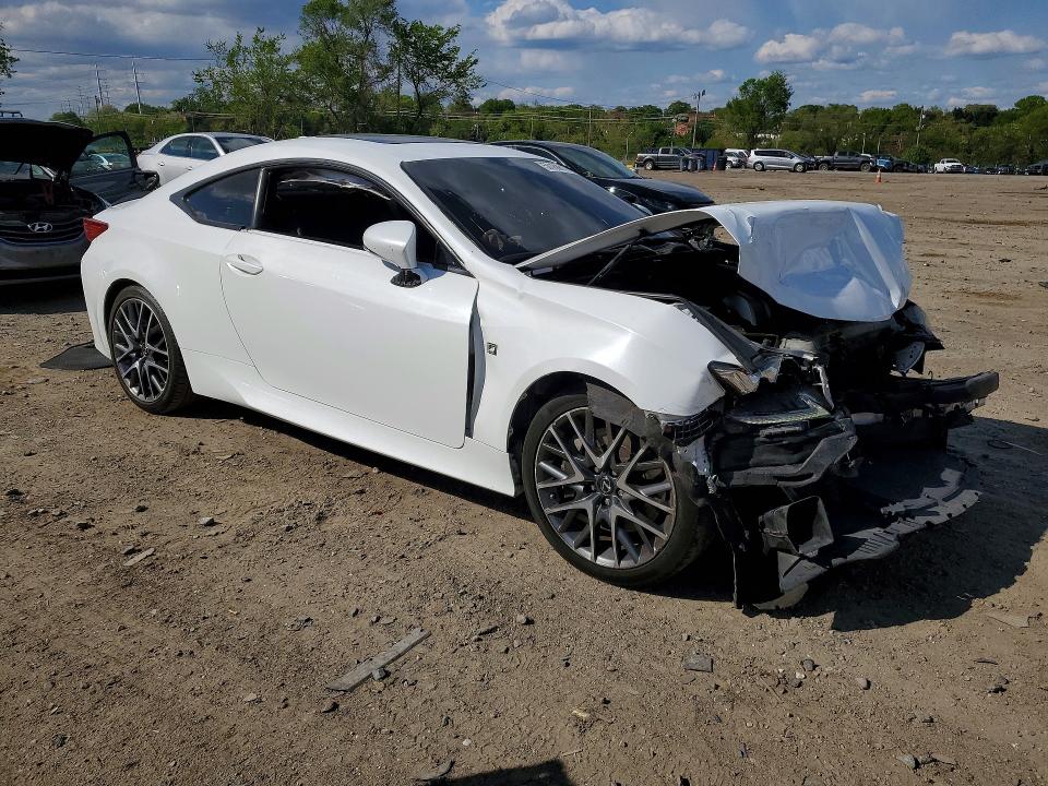 2015 Lexus Rc VIN JTHHE5BC9F5003711 COPART salvage auction — FRONT END, Md - Cert Of Salvage > 75% Damage, sold $600 on 2026-07-23 (photo 4)