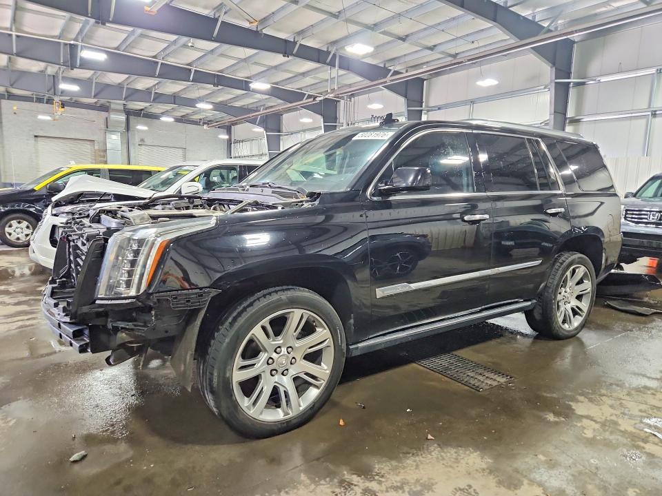 2015 Cadillac Escalade VIN 1GYS4CKJ0FR294308 COPART salvage auction — FRONT END, Mn - Cert Of Title-Salvage (P), sold $8,000 on 2026-07-09 (photo 1)