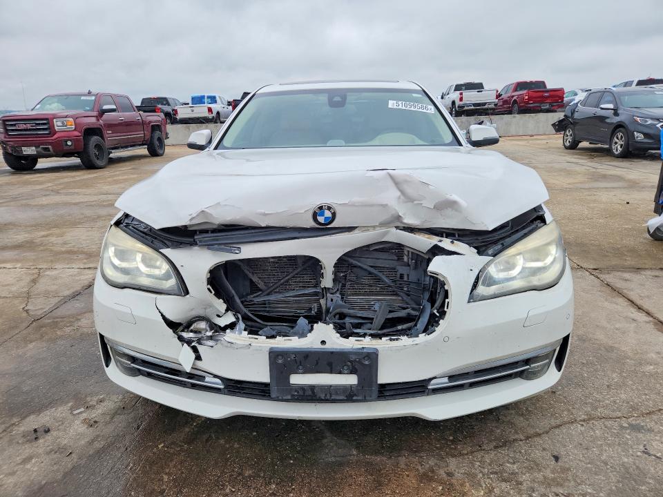 2013 BMW VIN WBAYE8C57DDE22260 COPART salvage auction — FRONT END, Tx - Salvage Cert-Manufacturer Buyb, sold $2,050 on 2026-07-02 (photo 5)