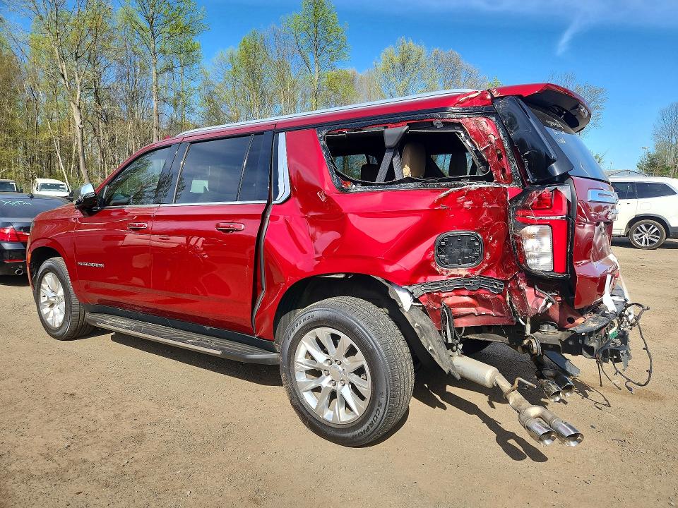 2021 Chevrolet Suburban VIN 1GNSKFKD6MR363966 COPART salvage auction — REAR END, Ma - Cert Of Title-Salvage, sold $14,200 on 2026-07-02 (photo 2)