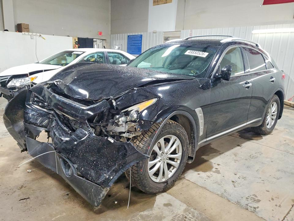 2010 Infiniti Fx VIN JN8AS1MWXAM851689 COPART salvage auction — FRONT END, Il - Salvage Certificate, sold $625 on 2026-07-16 (photo 1)