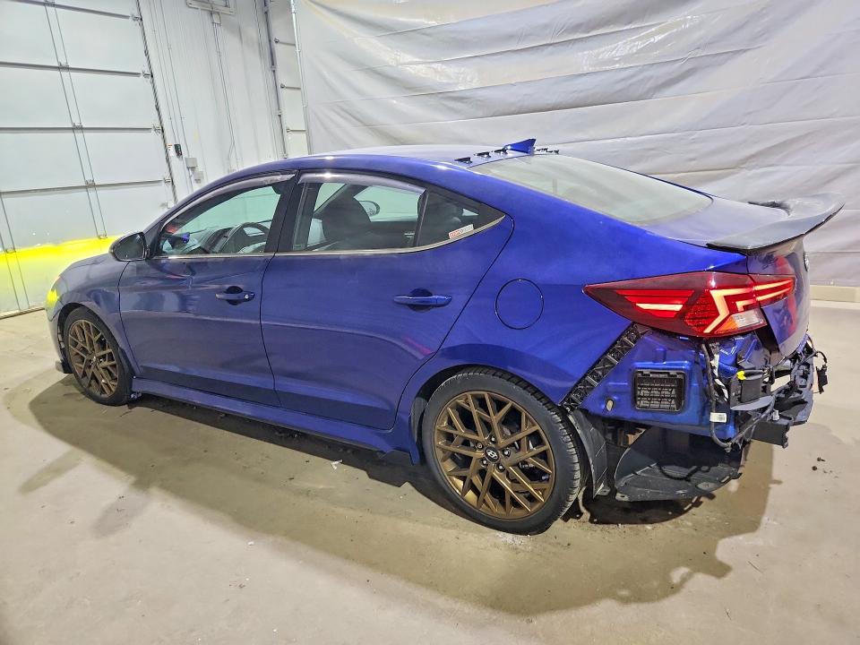 2020 Hyundai Elantra VIN KMHD04LBXLU070331 COPART salvage auction — REAR END, Nh - Cert Of Title-Salvage, sold $3,500 on 2026-07-28 (photo 2)