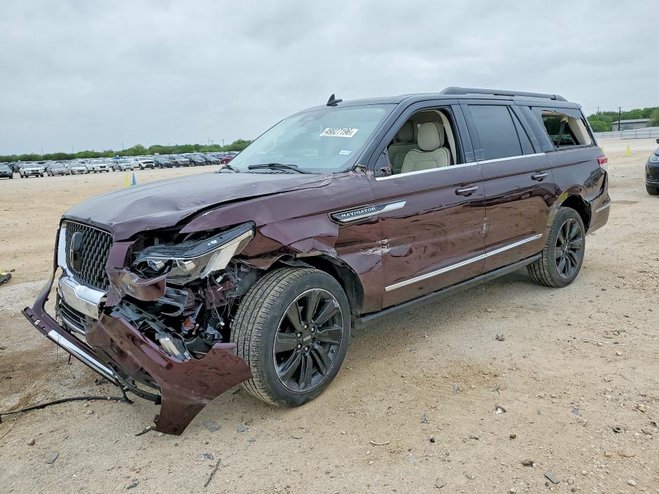 2024 Lincoln Navigator VIN 5LMJJ3TG3REL07604 COPART salvage auction — ALL OVER, Tx - Salvage Vehicle Title, sold $19,000 on 2026-07-23 (photo 1)