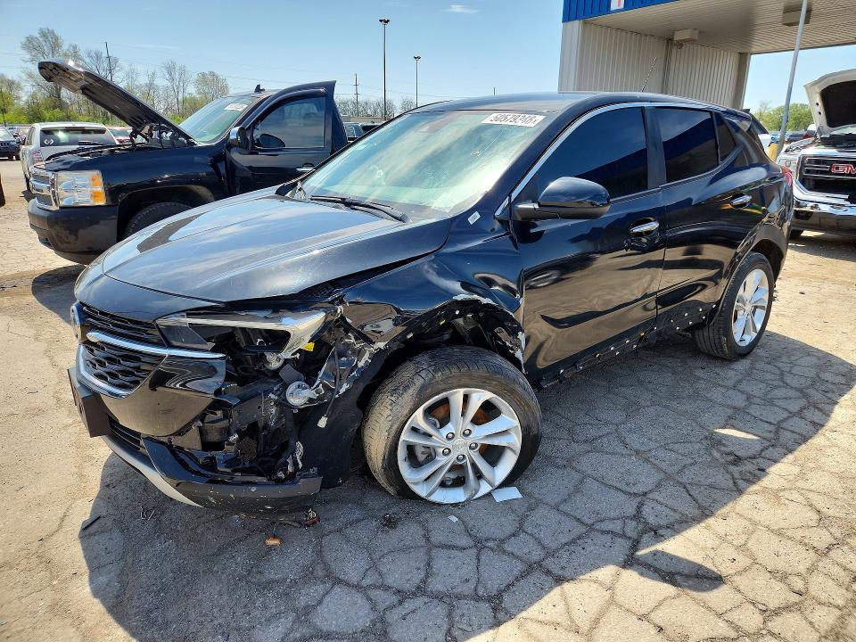 2022 Buick Encore VIN KL4MMCSL9NB038475 COPART salvage auction — FRONT END, Il - Certificate Of Title (P), sold $4,500 on 2026-07-06 (photo 1)