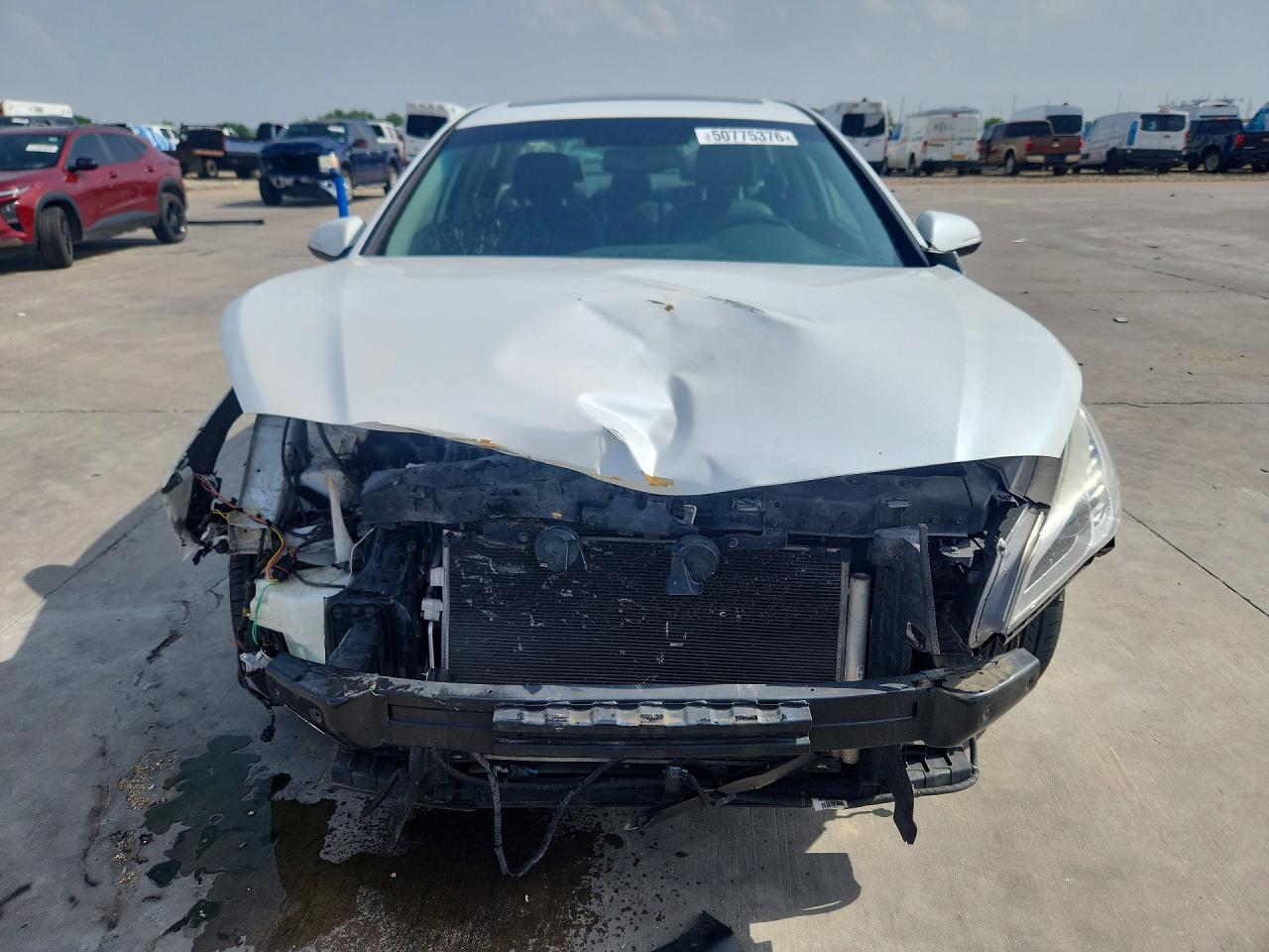 2017 Hyundai Sonata VIN 5NPE34AF7HH594415 COPART salvage auction — Front End, TX - CERTIFICATE OF TITLE, sold $925 on 2026-07-09 (photo 5)