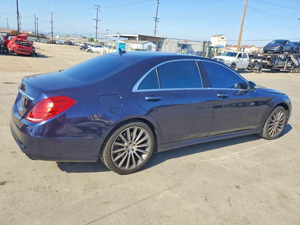 2015 Mercedes-benz S class VIN WDDUG8CB4FA169505 COPART salvage auction — FRONT END, Ca - Dlr/Dis/Exp Only Salvage Title, sold $9,400 on 2026-07-23 (photo 3)