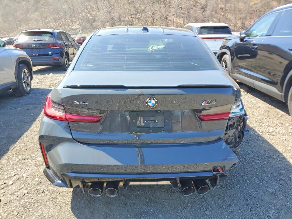 2025 BMW M3 VIN WBS33HJ02SFU15654 COPART salvage auction — FRONT END, Salvage Title, sold $17,900 on 2026-08-27 (photo 6)