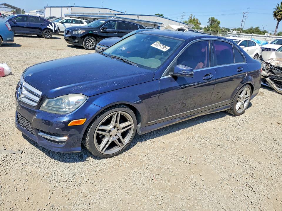 2013 Mercedes-benz C-klasse VIN WDDGF4HB4DA854764 COPART salvage auction — FRONT END, Ca - Lien Papers-Clean Or Ac, sold $325 on 2026-07-17 (photo 1)