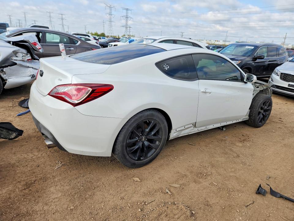 2013 Hyundai Genesis VIN KMHHU6KJ3DU106663 COPART salvage auction — FRONT END, Il - Salvage Certificate, sold $250 on 2026-07-28 (photo 3)