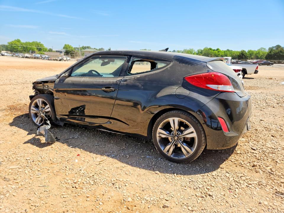 2017 Hyundai Veloster VIN KMHTC6ADXHU324386 COPART salvage auction — ALL OVER, AL - CERT OF TITLE-SALVAGE TITLE, sold $500 on 2026-07-08 (photo 2)