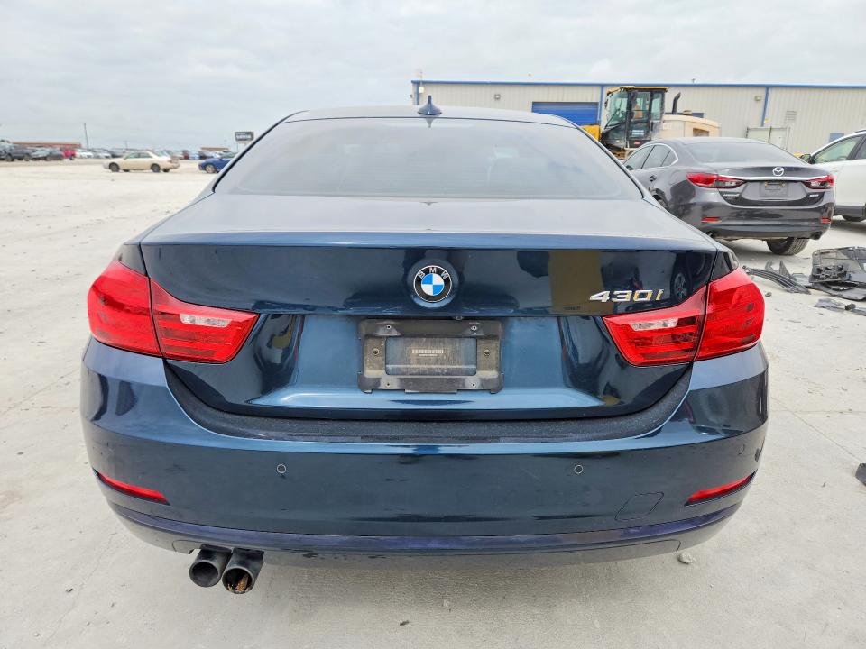 2017 BMW 4er VIN WBA4R7C31HK896439 COPART salvage auction — HAIL, Tx - Certificate Of Title, sold $300 on 2026-07-31 (photo 6)