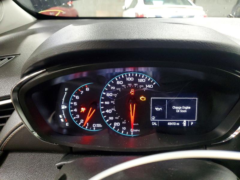 2018 Chevrolet VIN 3GNCJNSB6JL223256 COPART salvage auction — FRONT END, Il - Salvage Certificate, sold $1,500 on 2026-07-09 (photo 9)