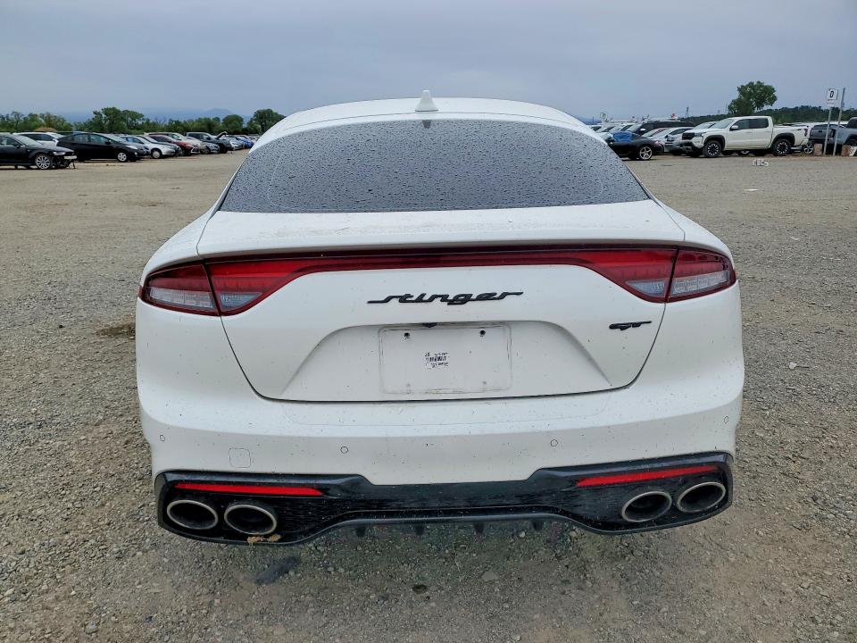 2022 Kia Stinger VIN KNAE45LC6N6101624 COPART salvage auction — FRONT END, Ca - Salvage Certificate, sold $5,400 on 2026-07-10 (photo 6)