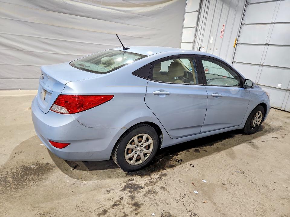 2014 Hyundai Accent VIN KMHCT4AE9EU720351 COPART salvage auction — FRONT END, NH - CERT OF TITLE-SALVAGE, sold $325 on 2026-07-02 (photo 3)