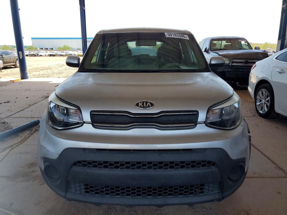 2018 Kia Soul VIN KNDJN2A28J7607323 COPART salvage auction — FRONT END, Az - Cert Of Title - Salvage, sold $2,000 on 2026-07-09 (photo 5)