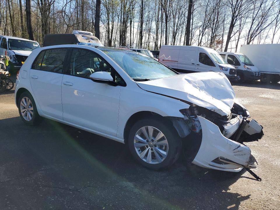 2021 Volkswagen Golf VIN 3VWG57AU7MM000751 COPART salvage auction — FRONT END, Ct - Cert Of Title-Salvage, sold $475 on 2026-07-02 (photo 4)